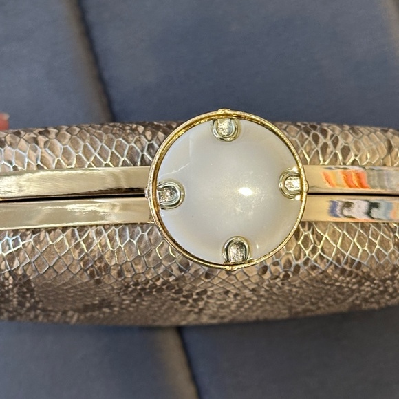 Kate Landry Evening Clutch with Chain - Picture 2 of 4